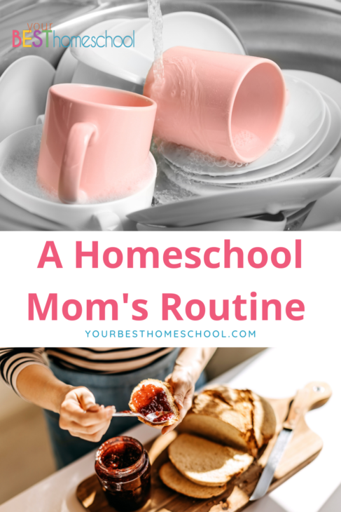 Here are some simple habits for a homeschool mom morning routine to help streamline morning dishes and more!