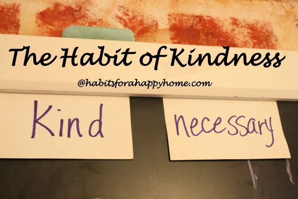 habit of kindness