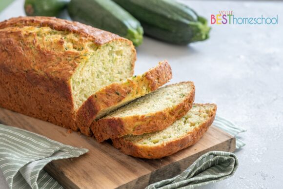 Zucchini bread is one of my most requested recipes, and one of my personal favorites because it has vegetables in it and my kids love it. 