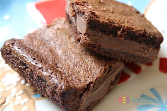 My cousin Jessica shared her special Candy Bar Brownies recipe with us over the holidays. You will love these!