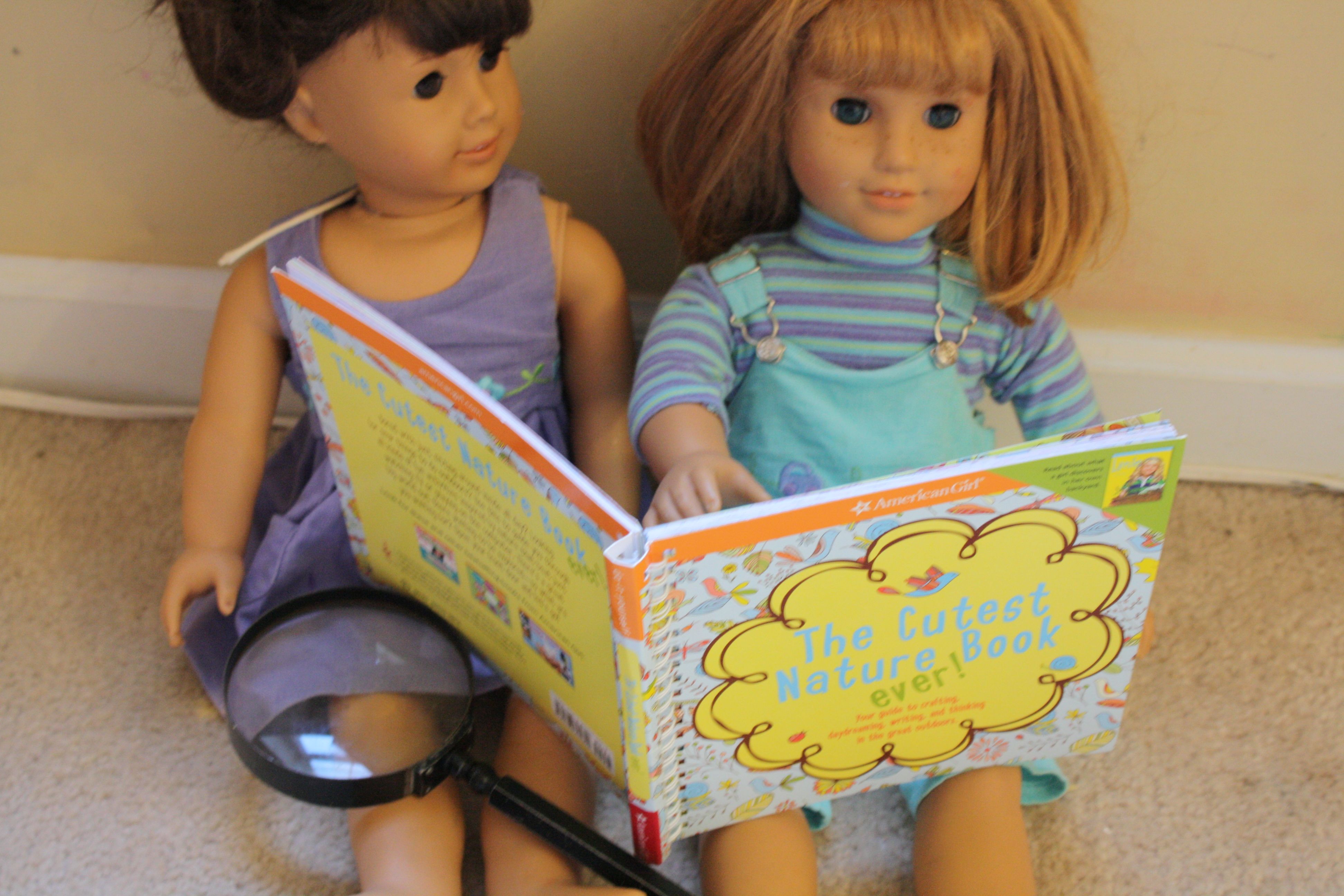American girl dolls and Cutest Nature Book Ever!