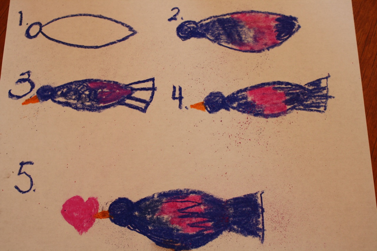 Love Birds: A Pastels Tutorial