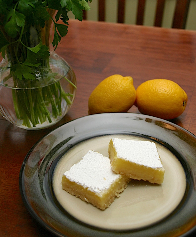 A little bit of sunshine! Lemon Bars Recipe by Kendra. There's something about lemon bars that just say spring to me. For this recipe you'll need to juice and zest 4-5 lemons.