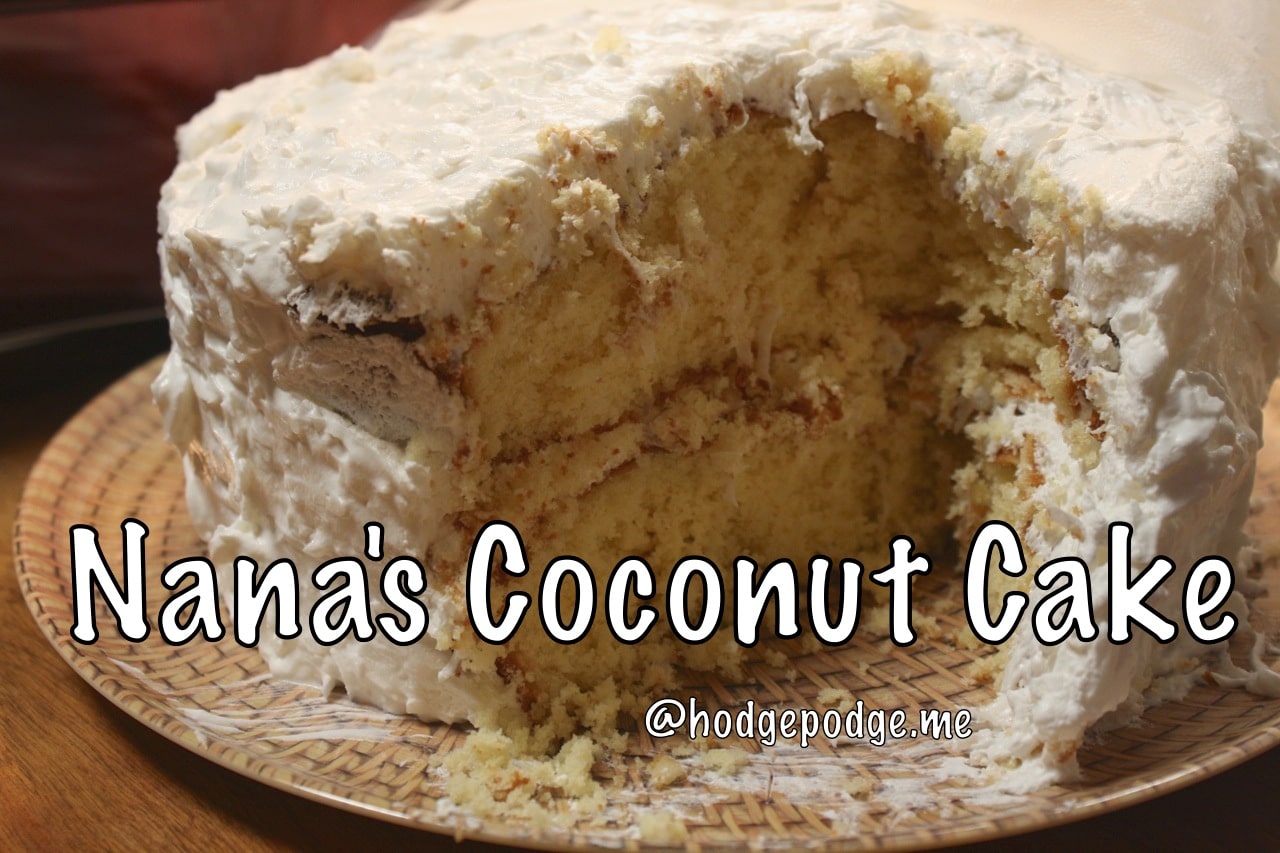 Nana’s Classic Coconut Cake Recipe