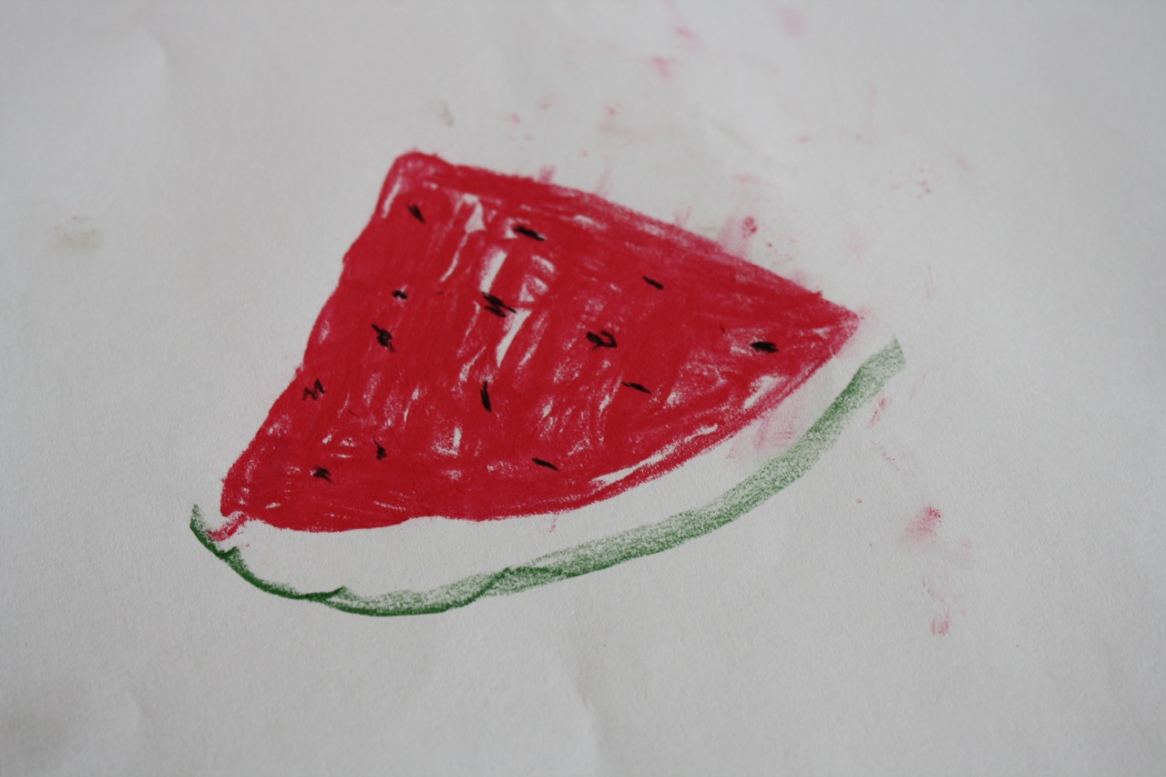 Watermelon: A Pastels Tutorial