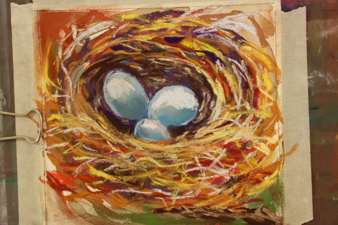 Bird’s Nest: A Pastels Tutorial