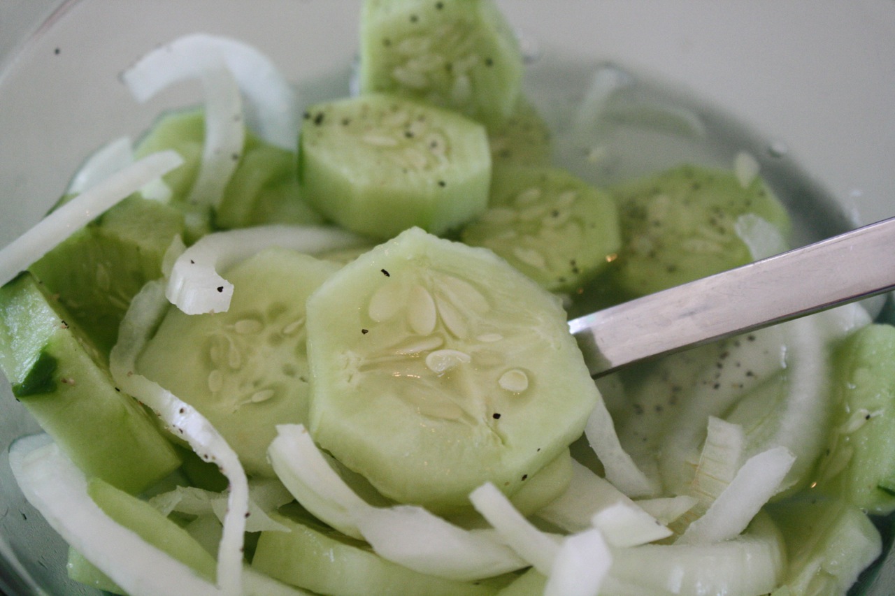 Cucumber and Vinegar Salad