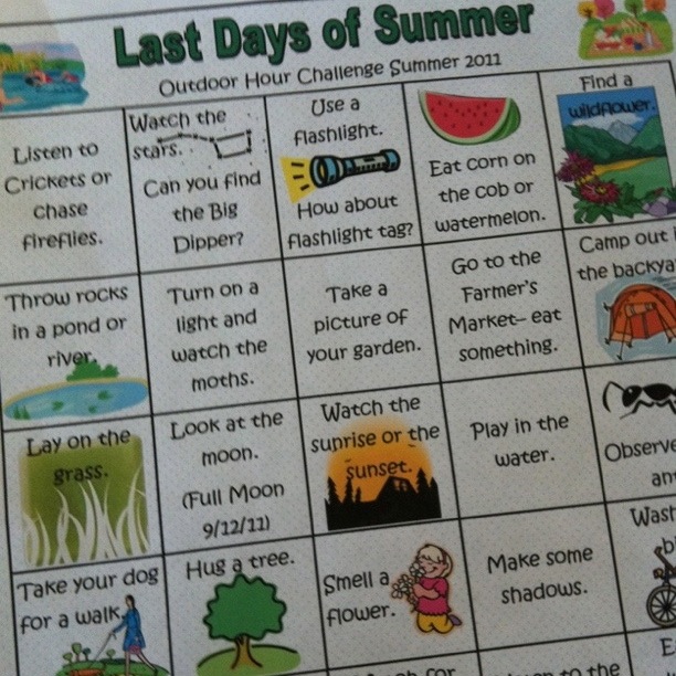 Last Days of Summer Nature Studies