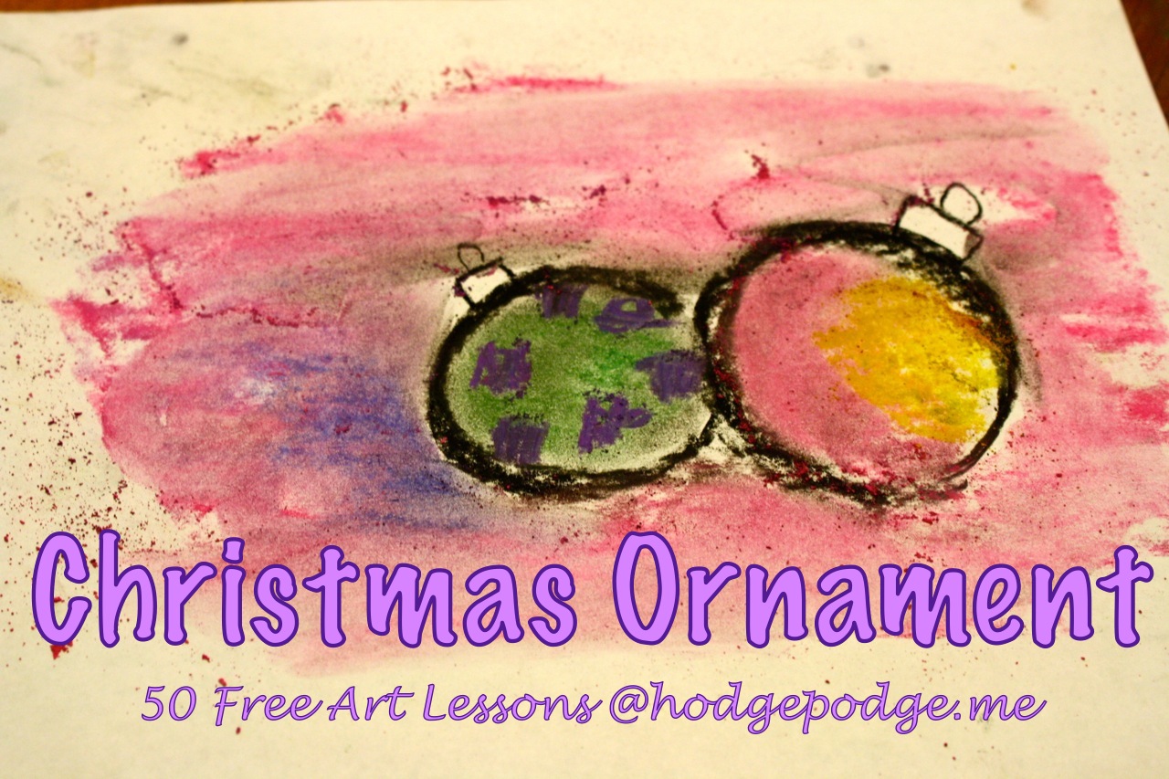 Christmas Ornament: A Pastels Tutorial