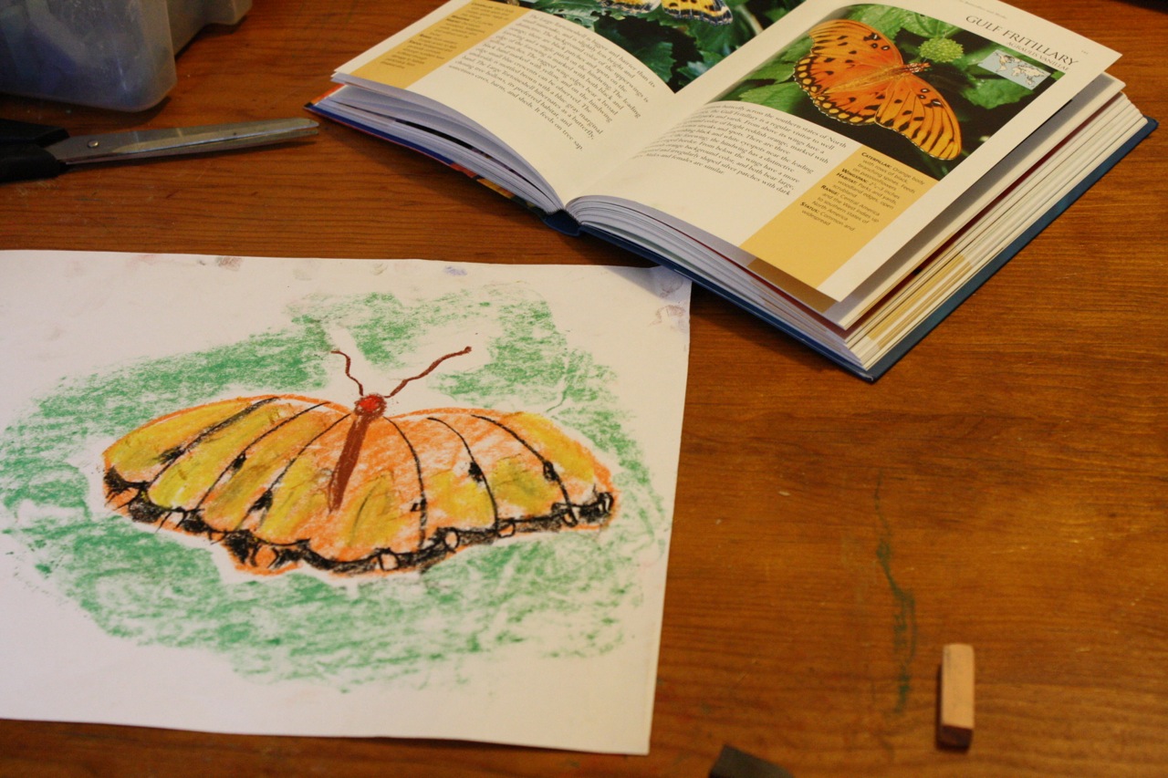 Butterfly: A Pastels Tutorial + Monarch DVD Review
