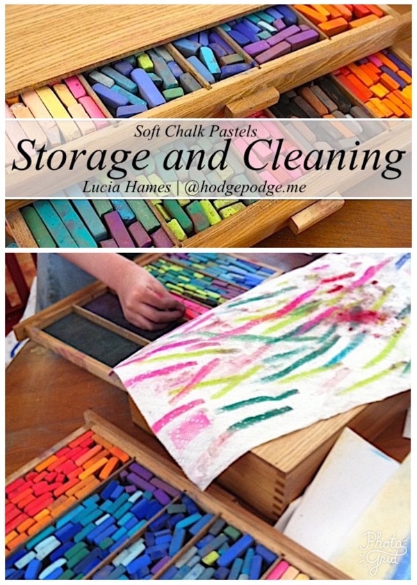 Soft Chalk Pastels: Storage and Cleaning