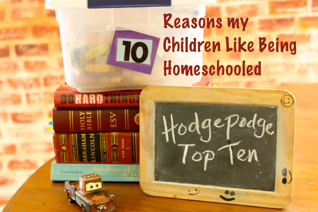 Why Should You Homeschool? {Ten Reasons from the Hodgepodge}