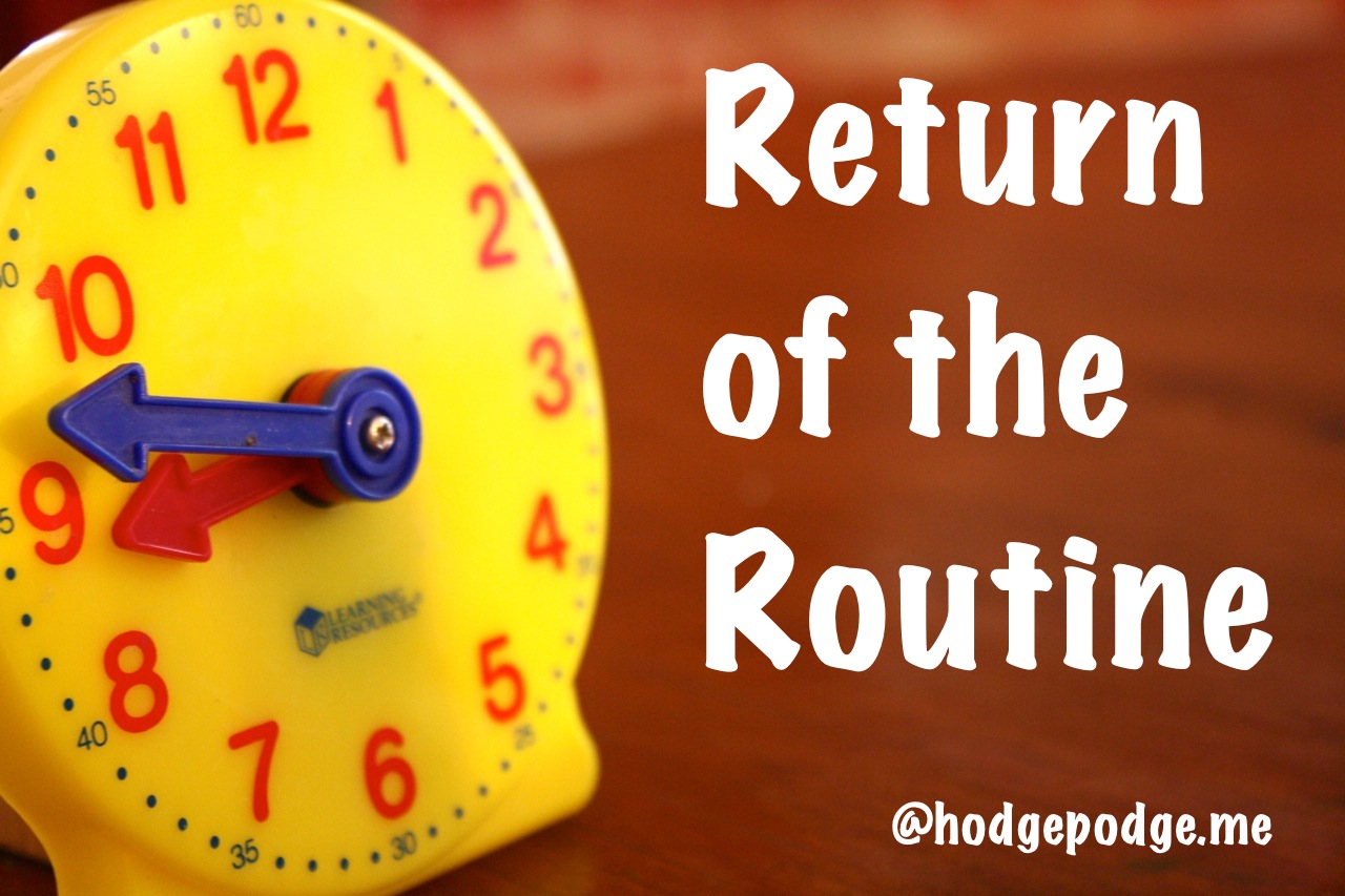 Return of the Routine