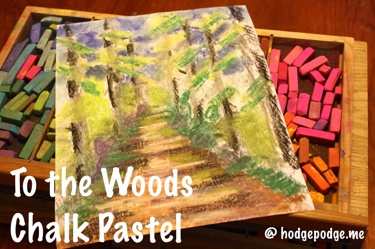 Henry David Thoreau: To The Woods Chalk Pastel