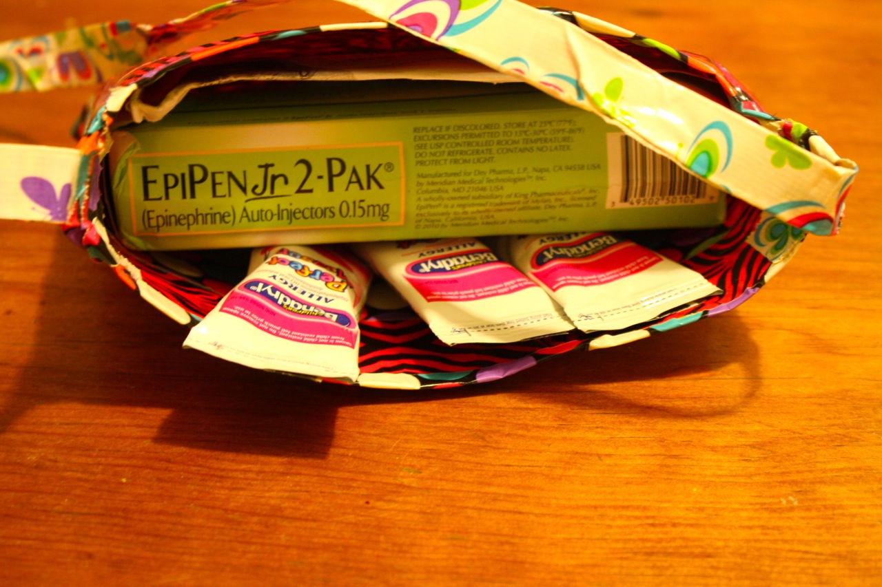 Duct Tape Epipen Bag and Allergy Awareness Prep Your BEST Homeschool