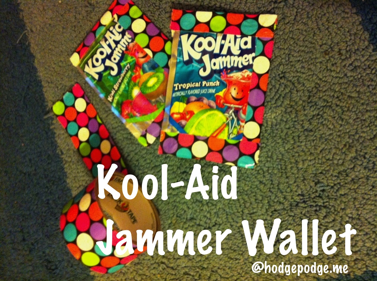 Kool-Aid Jammer Duct Tape Wallet