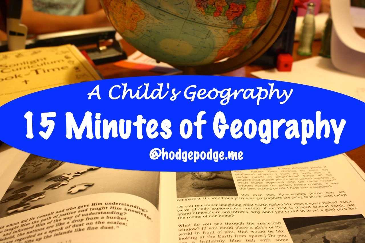 15 Minutes of Geography Supplement a Week