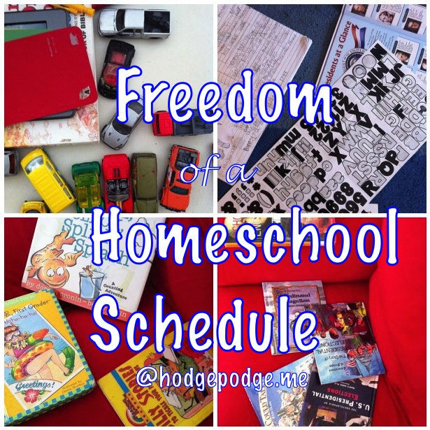 The Freedom of a Homeschool Schedule