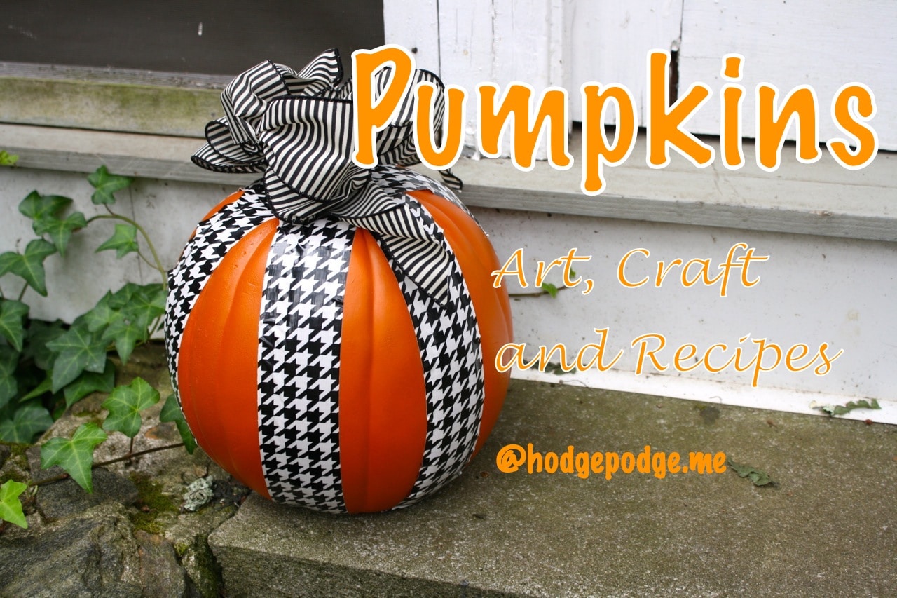 Pumpkin Craft, Art and Recipes