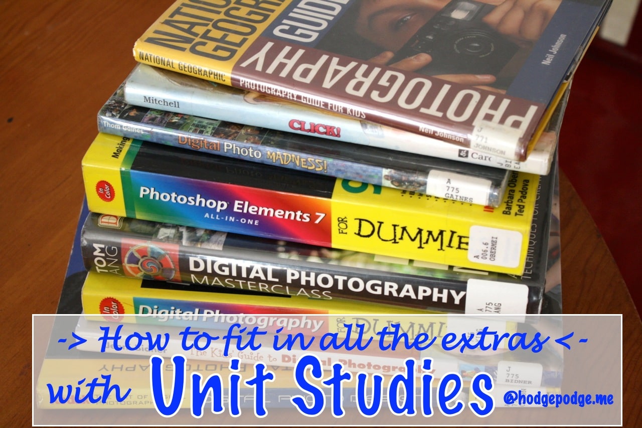 How to Fit in the Extras with Unit Studies