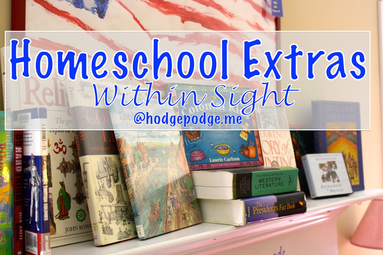 The Homeschool Extras Within Sight