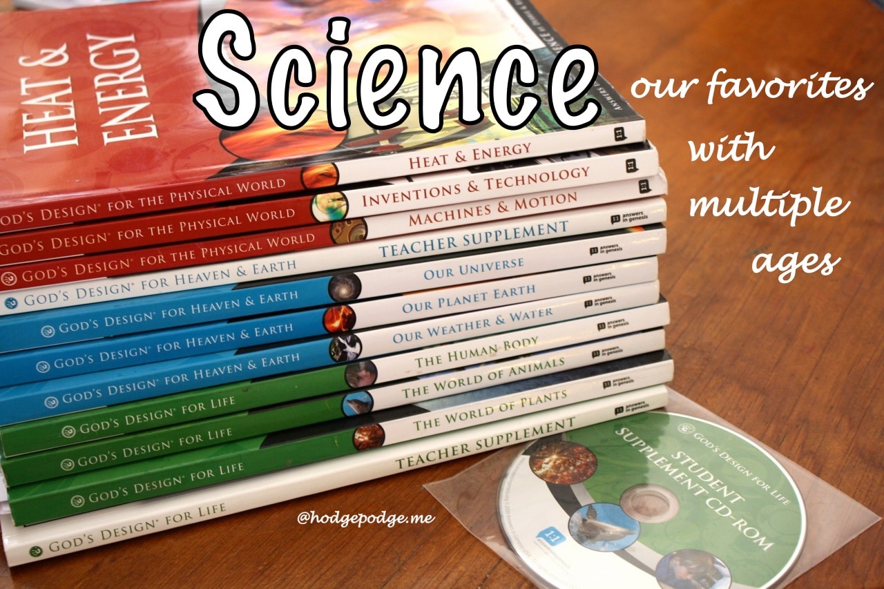 Homeschool Science with Multiple Ages