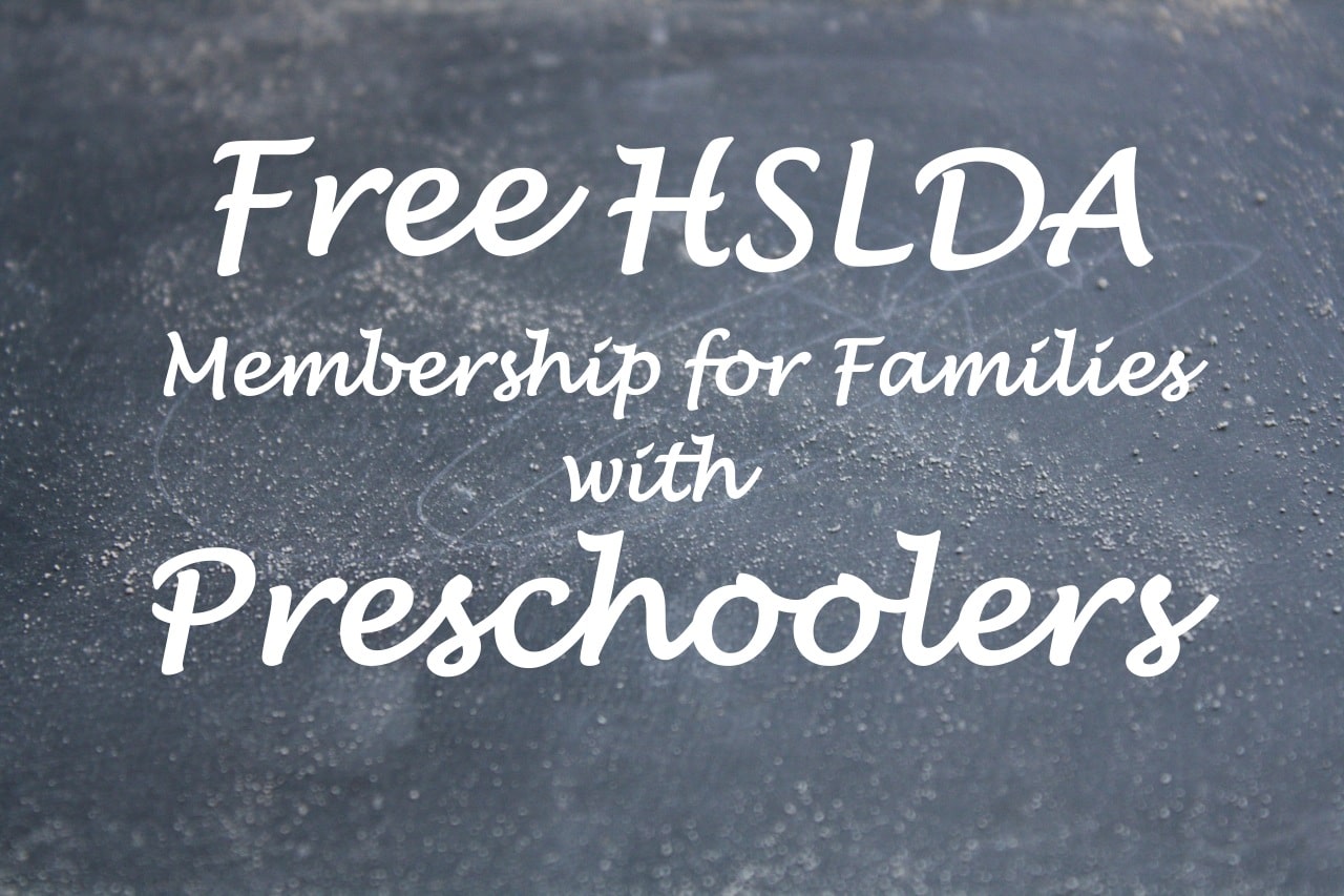 Free HSLDA Membership for Parents of Preschoolers