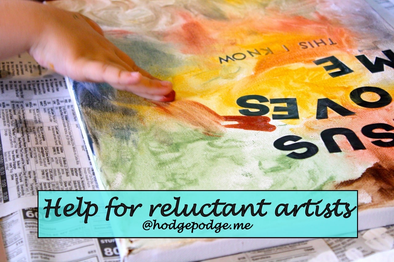 You CAN Be An Artist! Help for Reluctant Artists