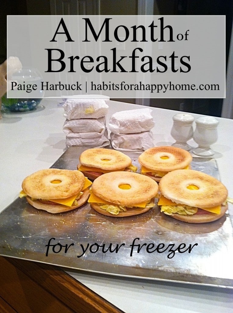 How to Make a Month of Breakfasts for the Freezer