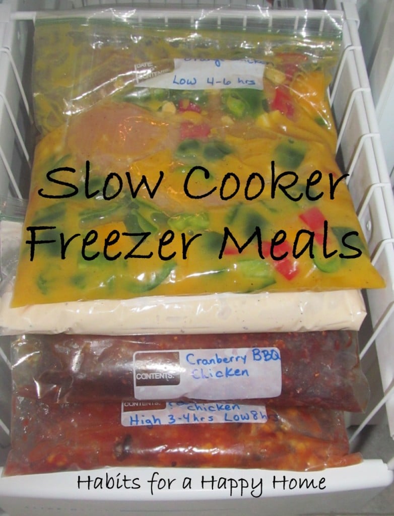 Freezer Meals for Your Slow Cooker
