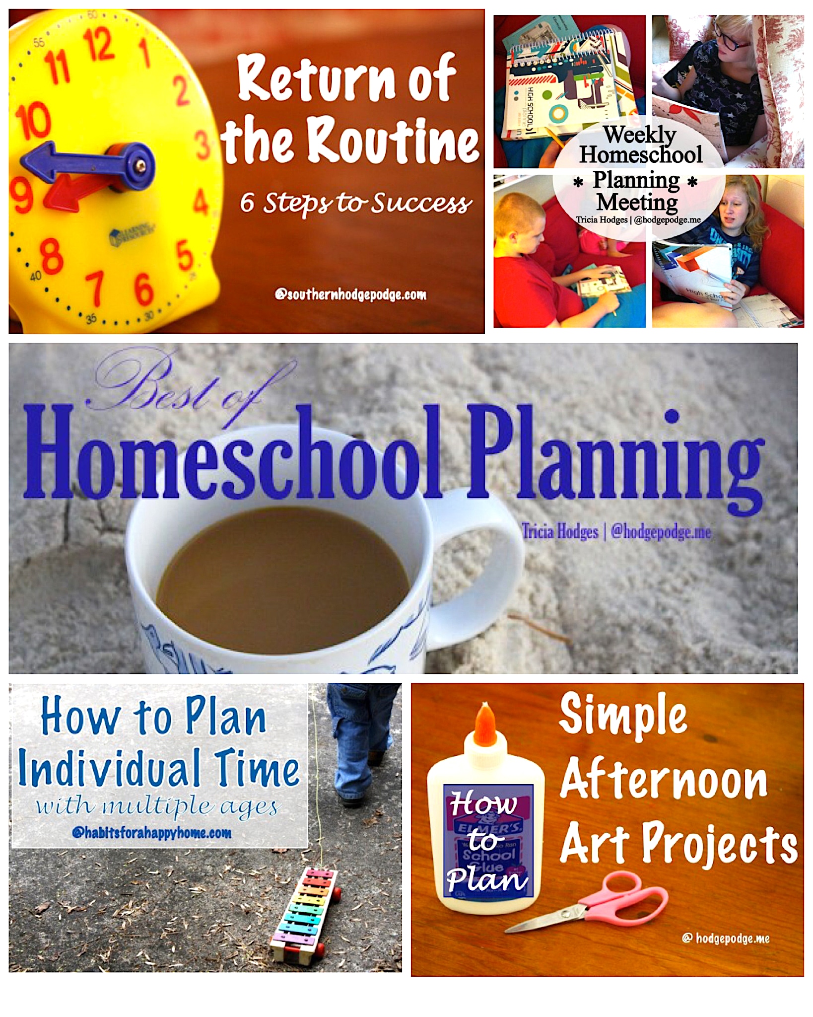 Homeschool Planning at Hodgepodge