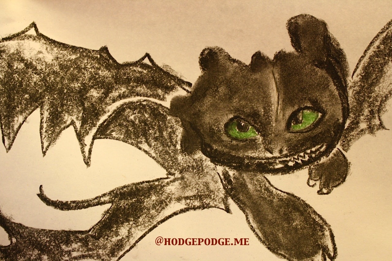 How to Train Your Dragon Art Tutorial - Your BEST Homeschool