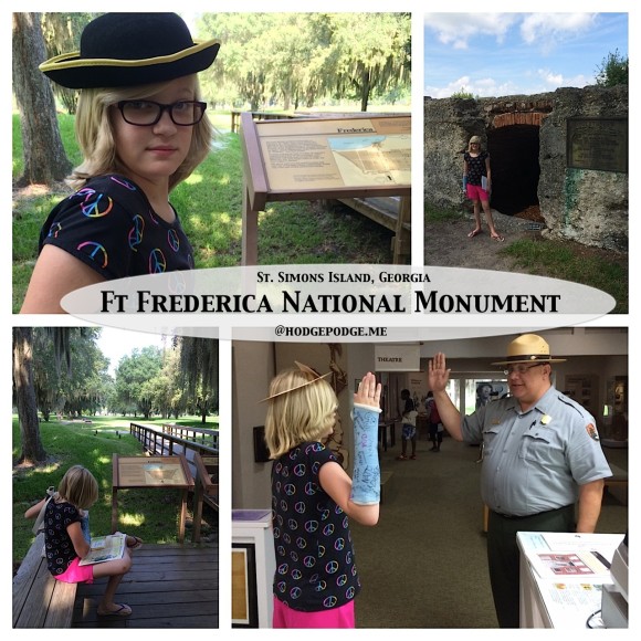 Jr. Ranger Program at Fort Frederica St. Simons Island Georgia