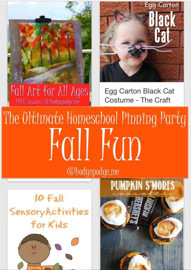 Fall Fun at The Ultimate Homeschool Pinning Party