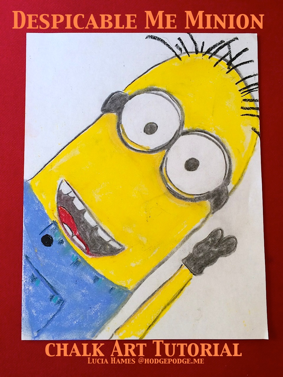 yellow minion drawing