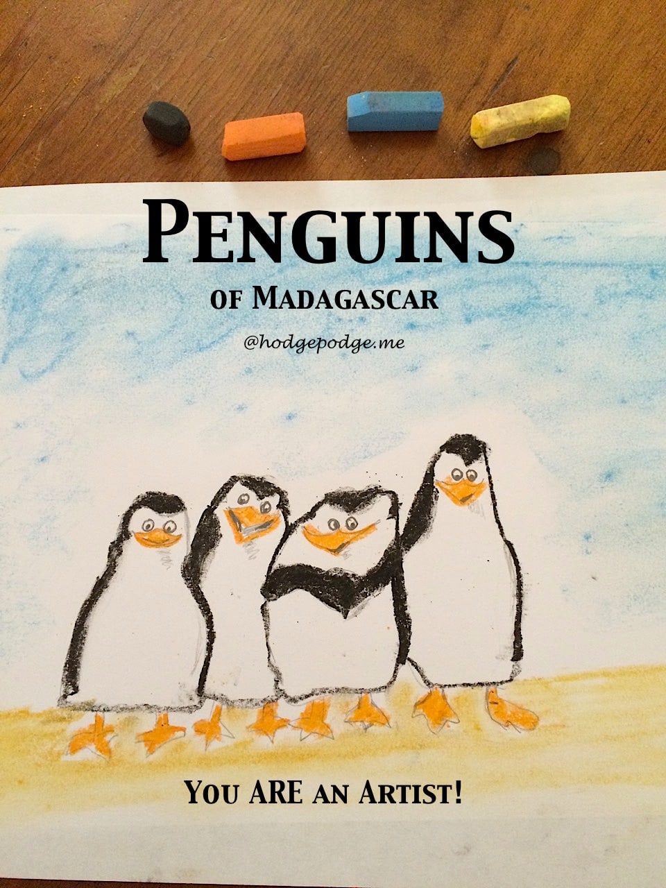 Penguins of Madagascar Art Tutorial