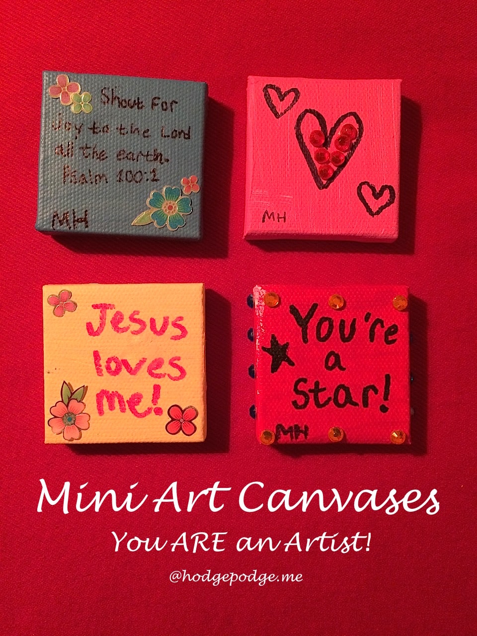 Mini Art Canvases for Gifts
