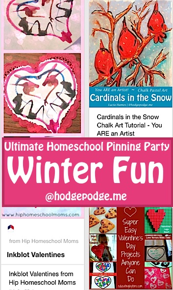 Winter Fun at The Ultimate Homeschool Pinning Party