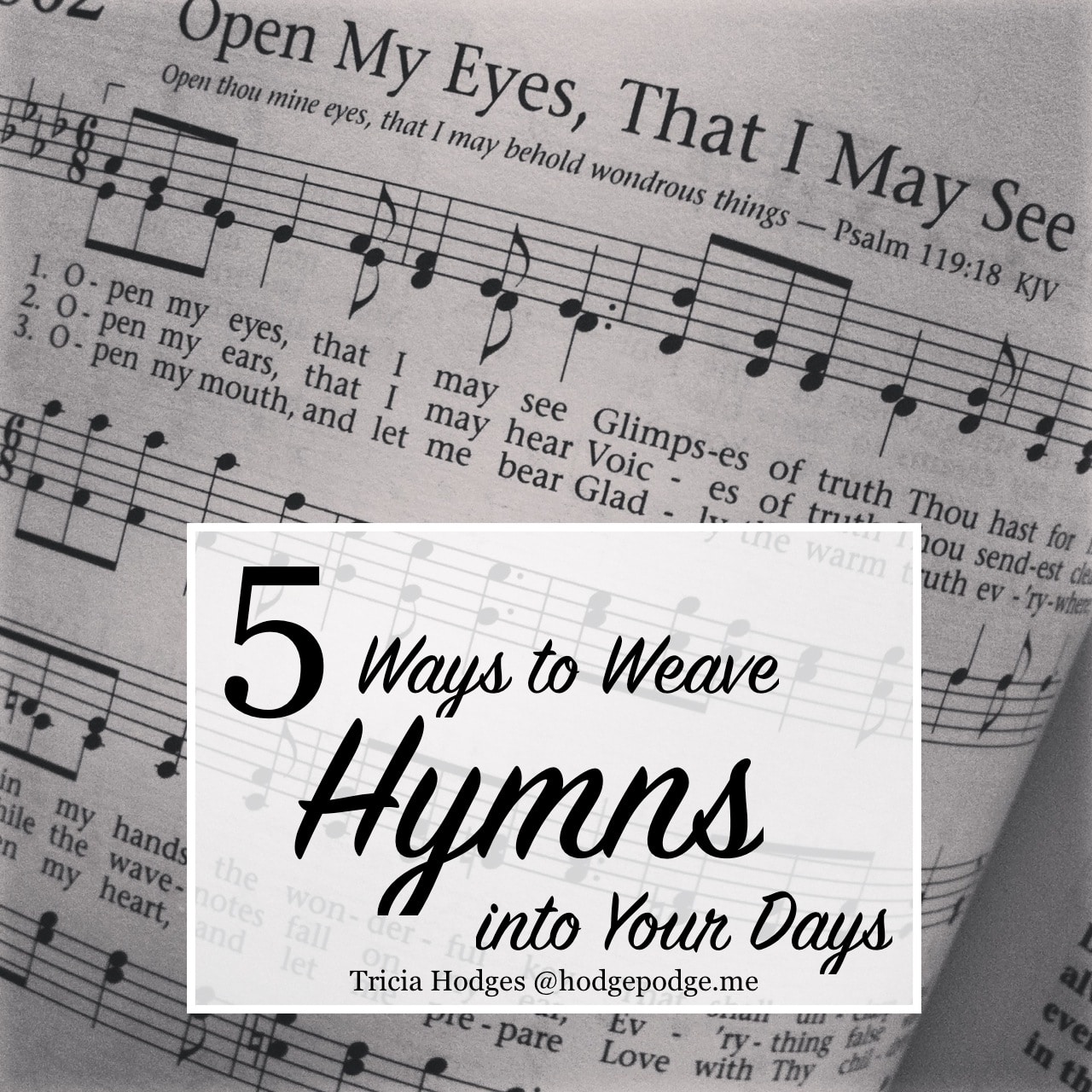 5 Ways to Weave Hymns into Your Homeschool Days