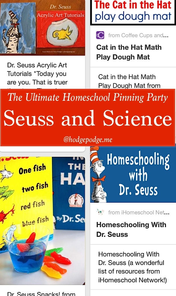 Seuss and Science at The Ultimate Homeschool Pinning Party
