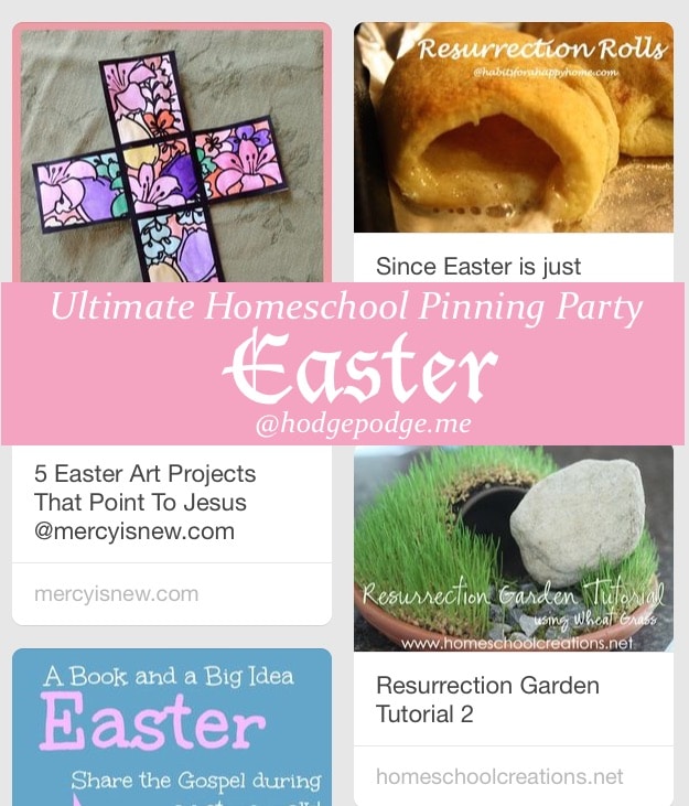 Easter at The Ultimate Homeschool Pinning Party