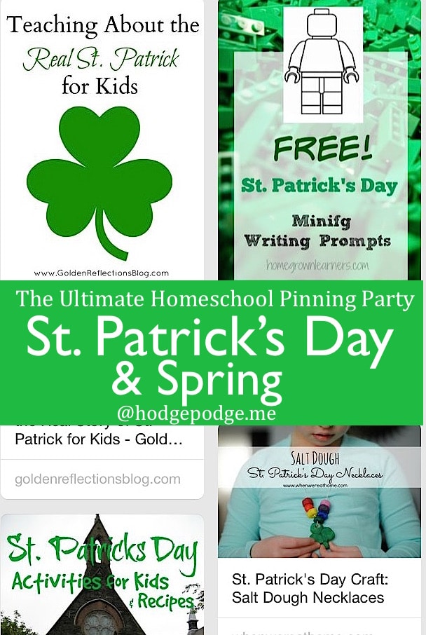 St. Patrick’s Day and Spring at The Ultimate Homeschool Pinning Party