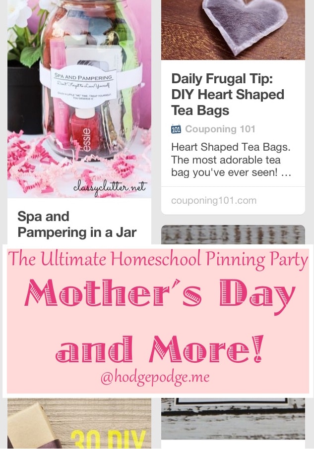 Mother’s Day and More at The Ultimate Homeschool Pinning Party