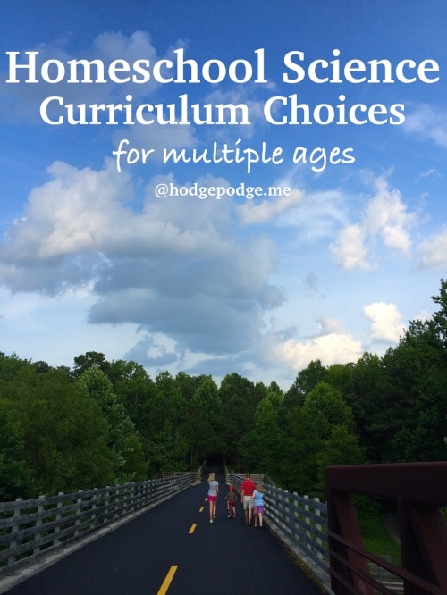 Homeschool Science Curriculum Choices: Reader Question