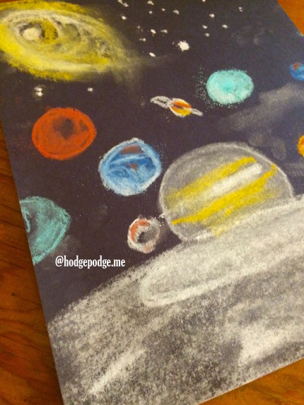 Astronomy Chalk Pastel Art Tutorial - Your BEST Homeschool