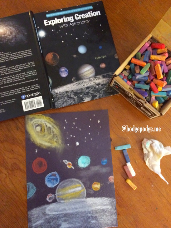 Astronomy Chalk Pastel Art Tutorial - Your BEST Homeschool