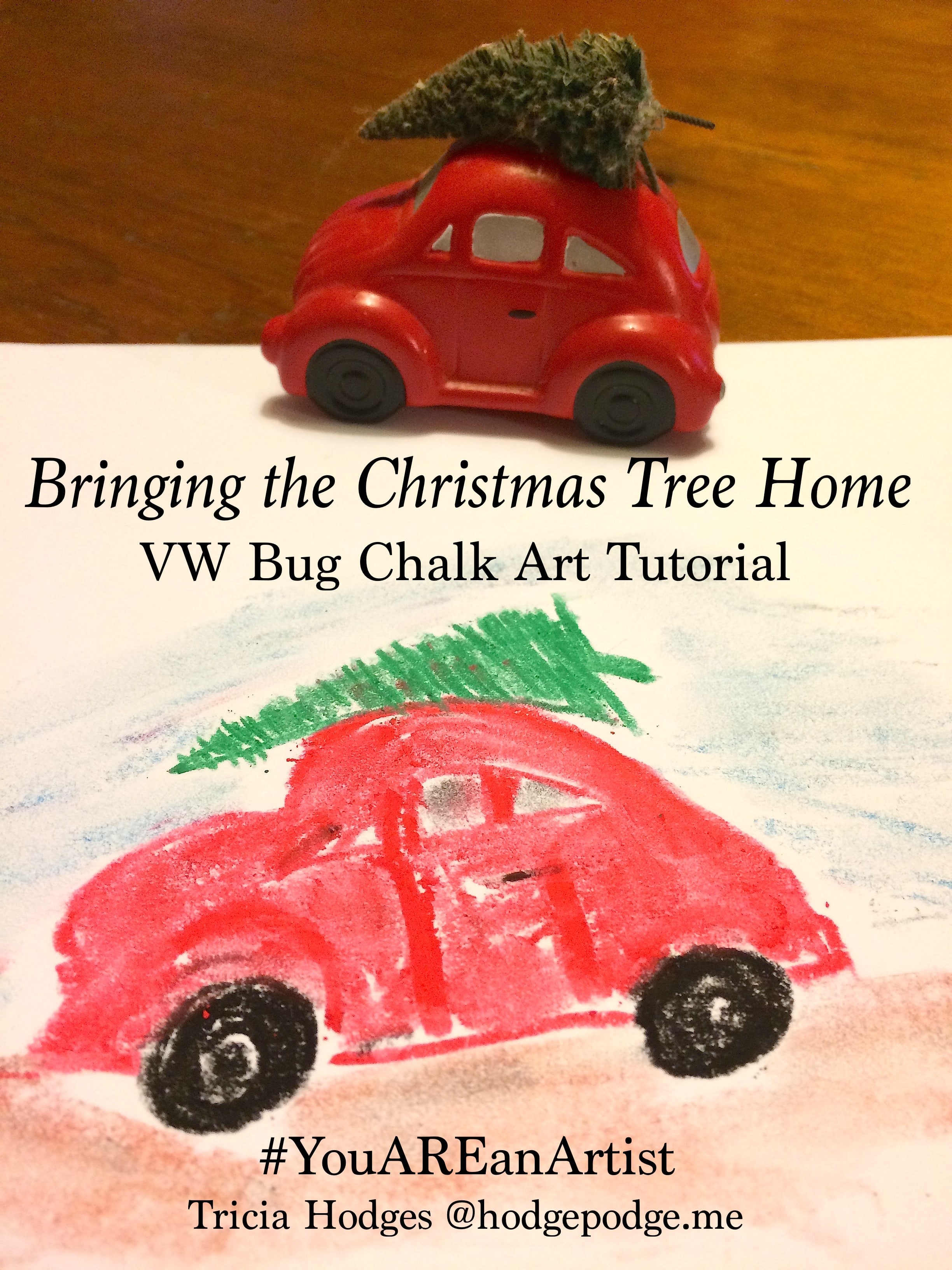 VW Bug Chalk Art Tutorial