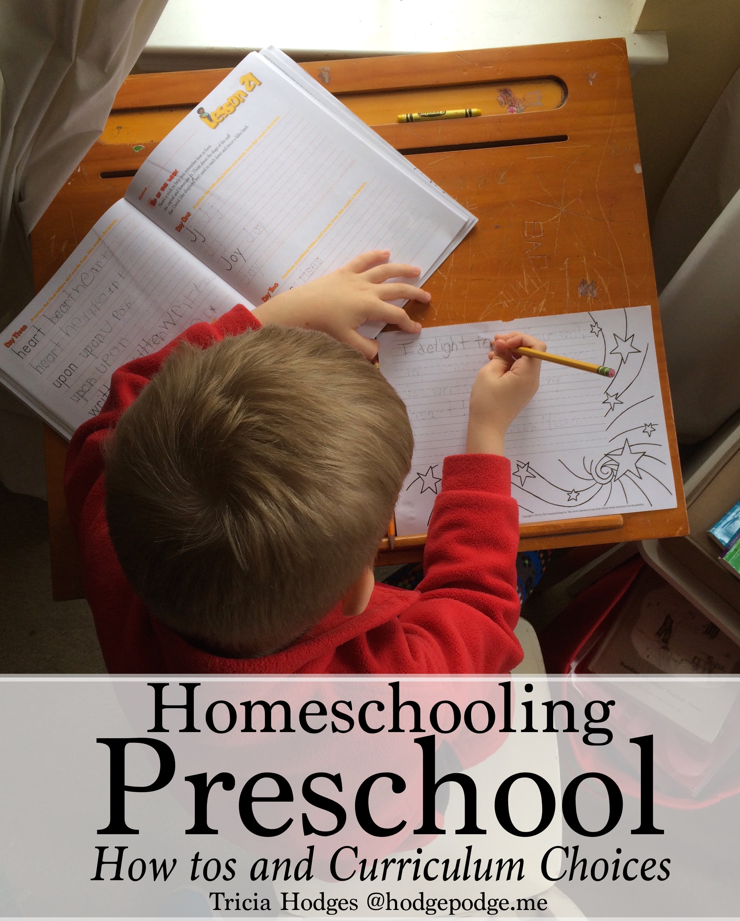 Curriculum Choices for Homeschooling Preschool