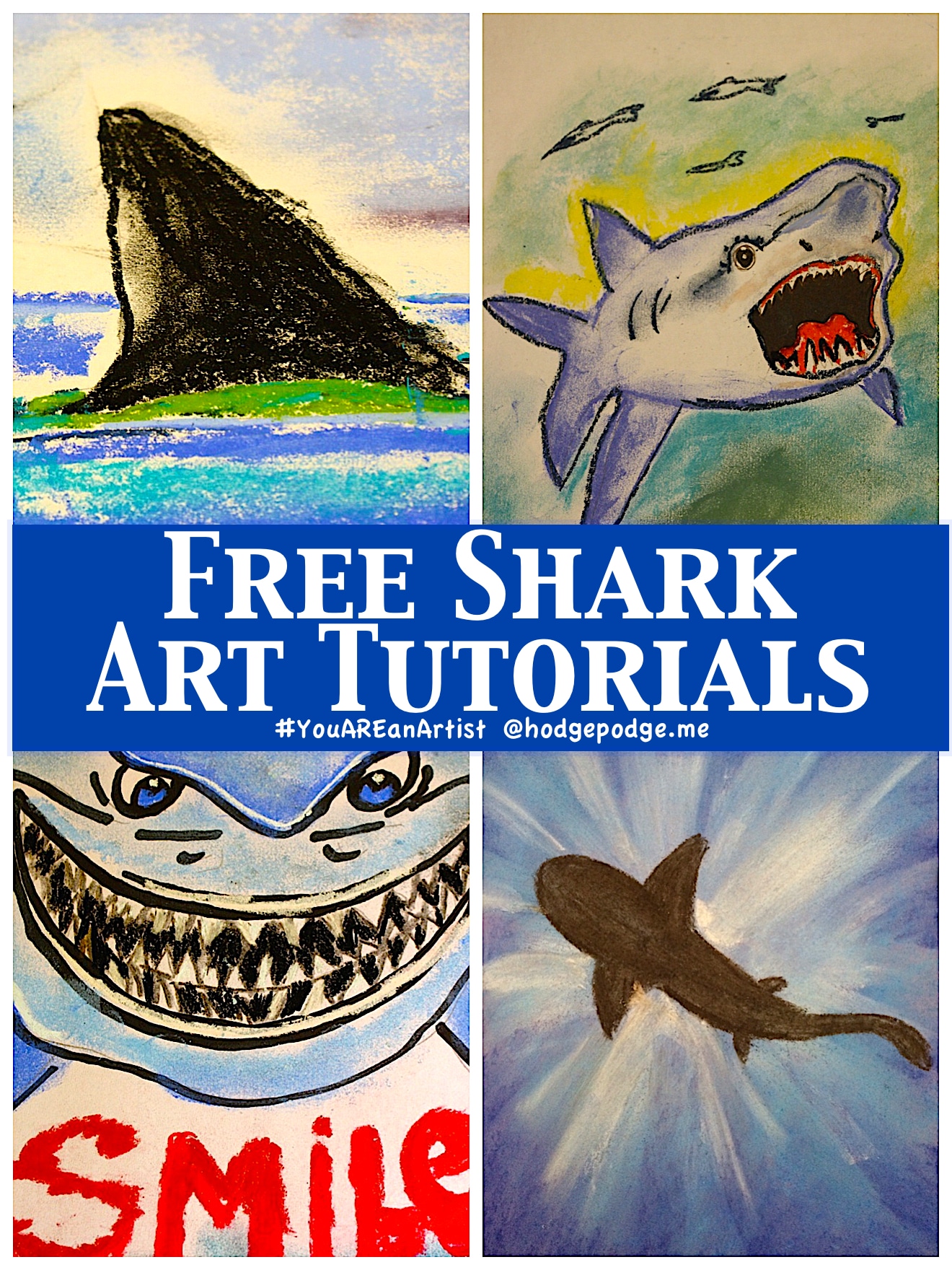 Shark Week Art Tutorials