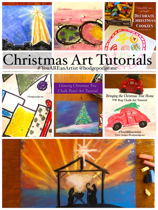 Christmas Art Tutorials